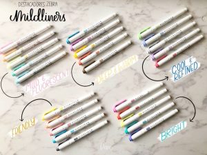 Destacadores Zebra Mildliner