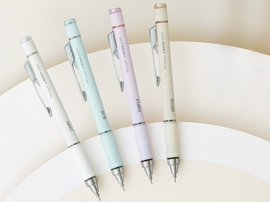 Graphgrip Portaminas Tombow Mono Graph Grip Grayish Colors - Pau Papelería