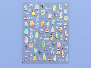 lam-n07-lamina-stickers-bebidas-y-jugos-pastel