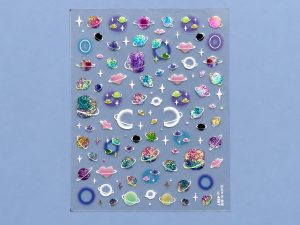 Lámina de stickers de planetas